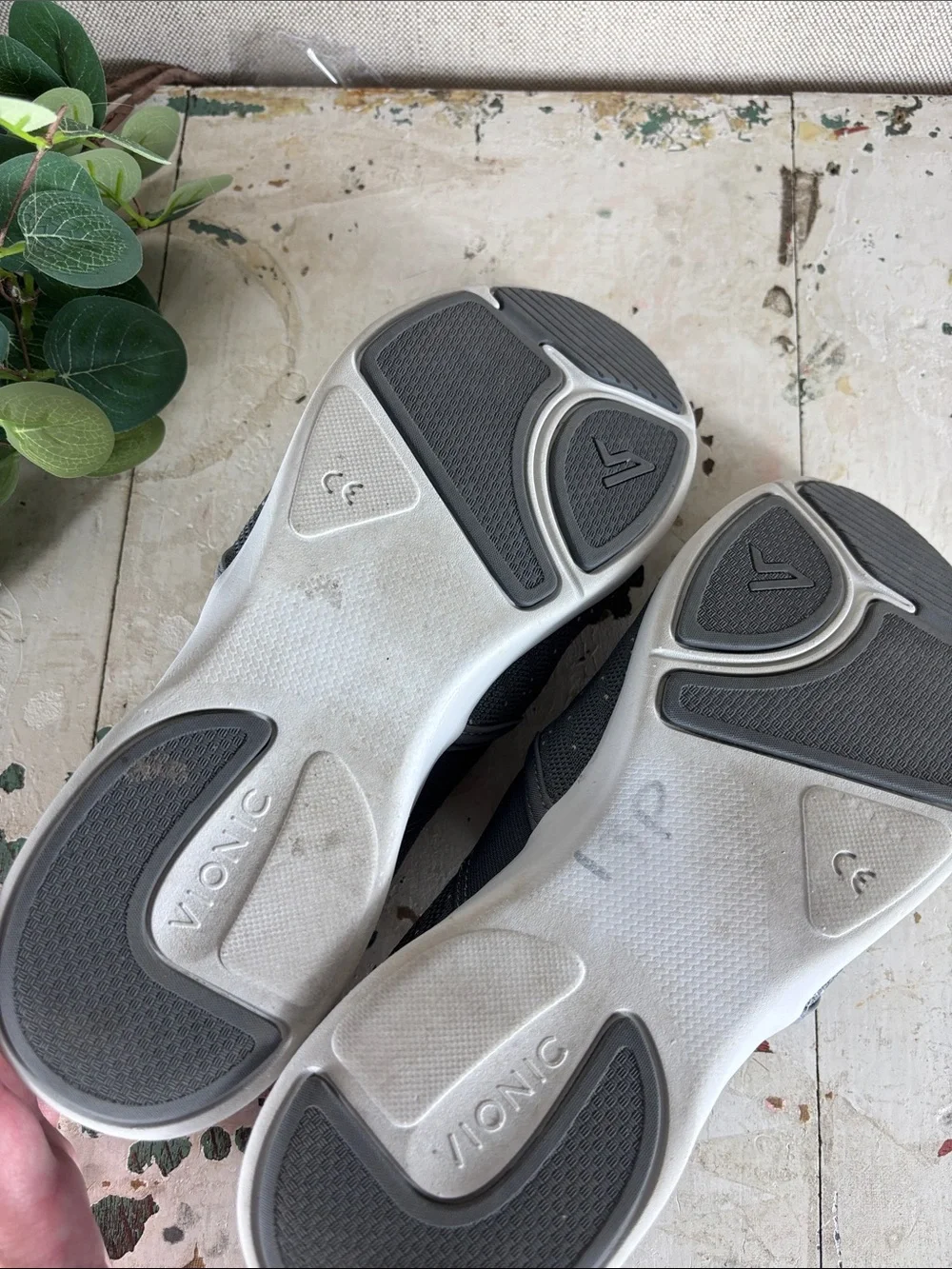 Vionic Slip-On Casual Sneakers in Gray